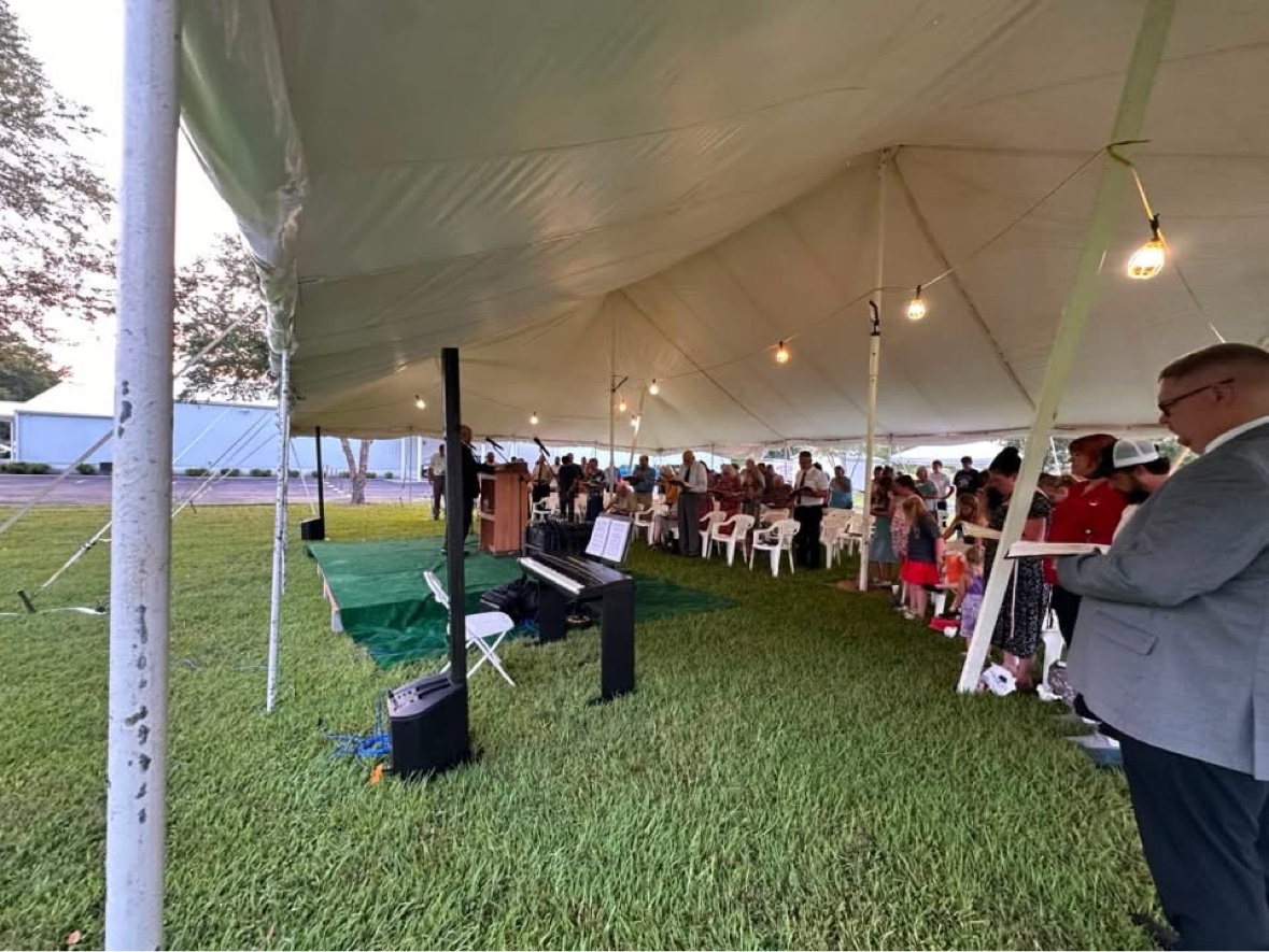 Tent meeting photo 4