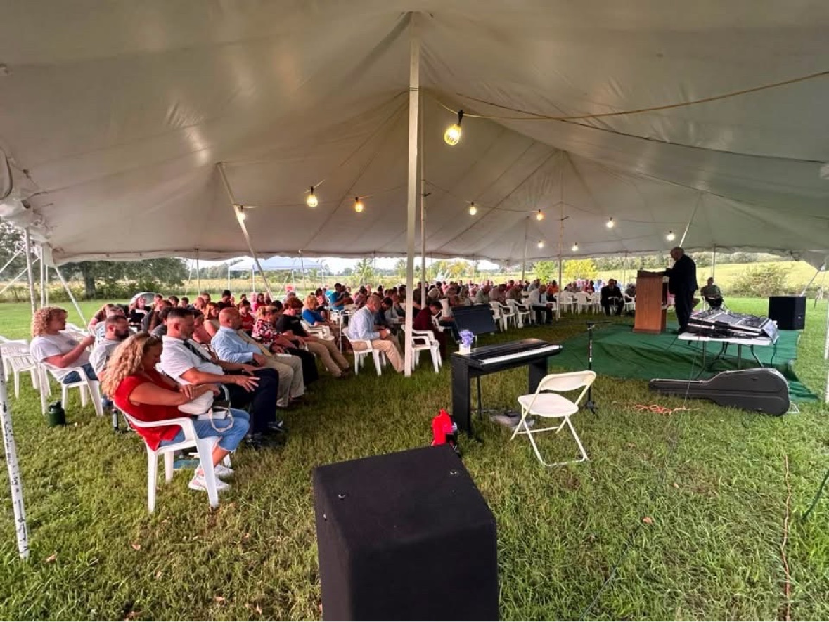 Tent meeting photo 5